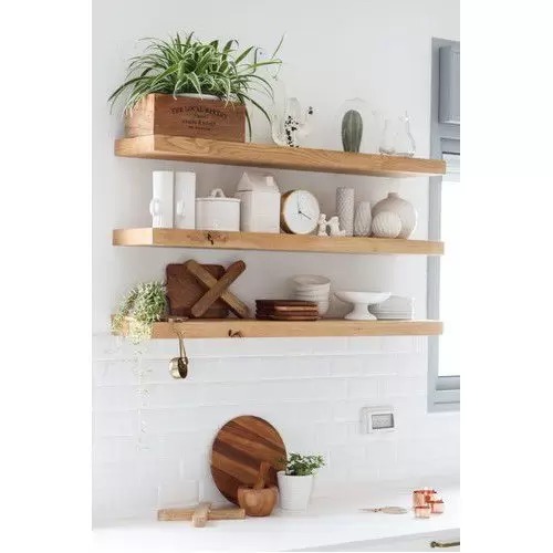 imagem de Kit 3 Prateleiras Suporte Invisível Madeira Maciça Jacaranda 60x15x2cm - Loja do Pinho - jd7j8d7a84